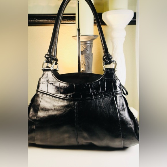 VTG BRIGHTON KATARINA 3D LEATHER MASTERPIECE COLLECTION EMBROIDERED SHOULDER BAG - Picture 10 of 11